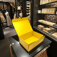 Boîte magnétique personnalisée AOPA avec ruban |   Emballage rigide pliable pour cadeaux de vêtements de luxe