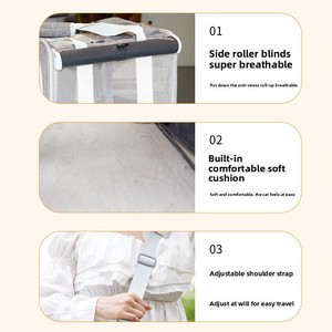 Bolsa de Transporte para Mascotas, Perros y Gatos, Transpirable, de Tela Oxford, Portátil, Suave y Ajustable, para Viajes en Avión y Alojamiento de Mascotas, Capacidad de 3 kg - Product Image 6