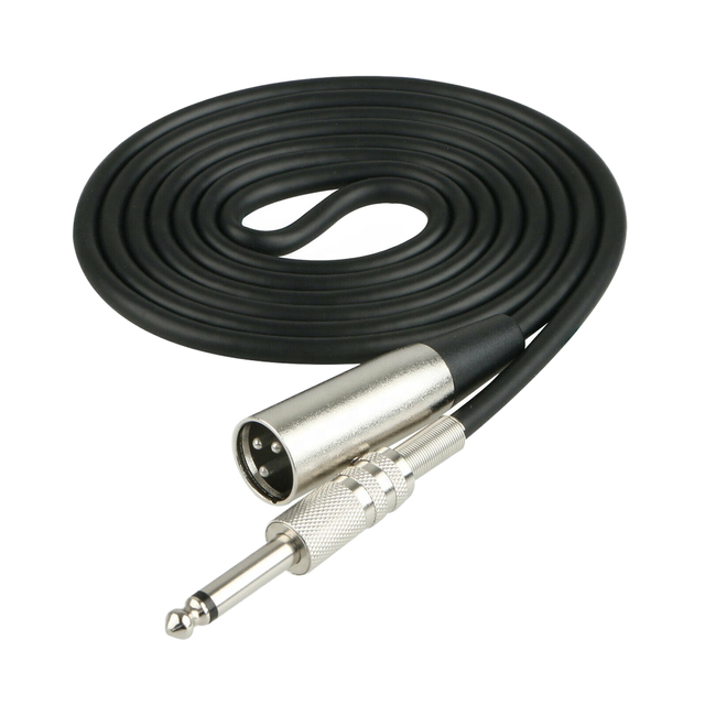 6.35mm 1/4 Inch TRS Male XLR Male Audio Cable 6.5mm 1/4 Inch Male XLR Female Audio Cable PVC Braid Balanced Speaker Microphone