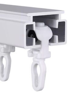 <span class=keywords><strong>Rideau</strong></span> électrique intelligent S-wave Track Super Silence <span class=keywords><strong>pour</strong></span> moteur de <span class=keywords><strong>rideau</strong></span> Tuya Wifi Zigbee Motor S-fold Curtain Rail Cornice - Product Image 4