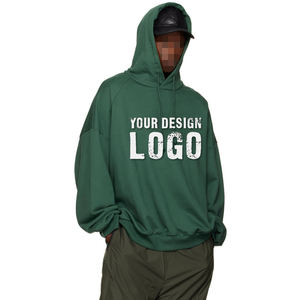 High Quality Basic Loose Sports Plus Size Men's Hoodie Street Casual Drop Shoulder Hooded Washed Oversized Mens <b>Hoodies</b> - Product Image 6