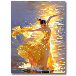 Nuovo arrivo fai da te pieno di diamanti al mare Beauty Dancer Kit de Pintura de Diamantes donne Sexy decorazioni per la casa 5D quadri di diamanti - Product Image 2