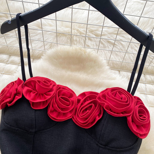 Abito da sera Couture con spalle scoperte abito da sera nero con gonna in Tulle in rilievo in vita <span class=keywords><strong>abbigliamento</strong></span> per festa di compleanno - Product Image 3