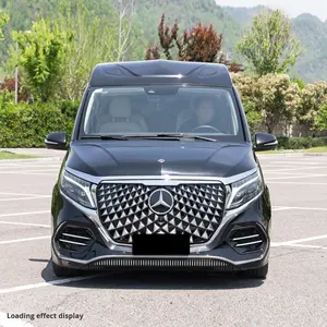 طقم هيكل مقاوم للاهتراء عالي الجودة تنورة جانبية للسيارة لمرسيدس بنز فئة V vit W447 ملحقات السيارات الخارجية شريط مشرق - Product Image 2