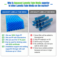 Plaque lamellaire AquaSust haute efficacité 500L/h pour la séparation solide-liquide industrielle rapide
