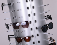 Présentoir à lunettes pour magasin d'optique, présentoir à montures de lunettes, présentoir à lunettes de soleil détachable et rotatif, 114 emplacements
