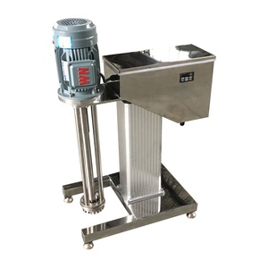 Hóa chất lỏng thực phẩm phòng thí nghiệm điện/khí nén nâng thiết bị di chuyển Lift trộn homogenizer cắt cao Emulsifier Mixer - Product Image 2