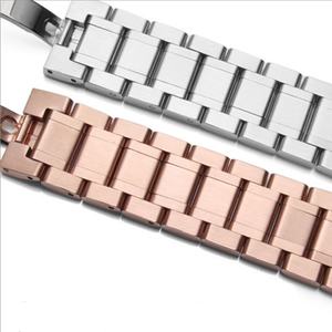 Bracelet de montre en métal interchangeable en acier inoxydable, maillons amovibles, 14 mm/16 mm/18 mm/20 mm/22 mm/24 mm - Product Image 4