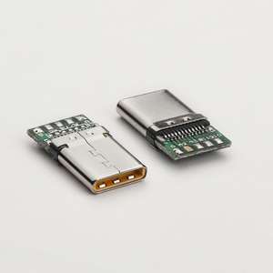 Connecteurs mâles USB <span class=keywords><strong>Type</strong></span> C 3.0 et <span class=keywords><strong>Type</strong></span> <span class=keywords><strong>A</strong></span> à ressort, connecteur USB 3.1 <span class=keywords><strong>Type</strong></span> C mâle 24 broches à souder pour USB C - Product Image 6