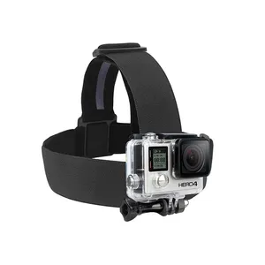 سعر المصنع أسود قبعة شريط للرأس ل Gopro بطل 10 9 8 7 6 5 4 كاميرات عمل كاميرا الملحقات