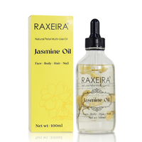 Huile Essentielle Pure en Gros, Huile Hydratante Multi-Usages au Jasmin pour le Corps, Peau Sèche, Cuir Chevelu et Ongles