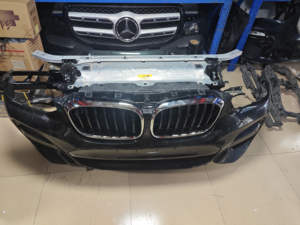 Conjunto de parachoques delantero Original desmontado auténtico conjunto completo incluido ventilador luz antiniebla para BMW X3 G01 X4 G02 2018-2021 - Product Image 5