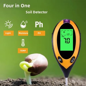 Instrumento de estudio de suelo 4 en 1, medidor de humedad de plantas, luz y probador de PH para el hogar, jardín, césped, granja, uso interior y exterior - Product Image 3