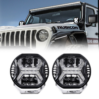 Luces de Trabajo LED con Certificación Emark, 4X4 Pulgadas, 60W, 9-32v, Barra de Luces LED Impermeable IP67 para Todoterreno, SUV, UTV, ATV, Camioneta
