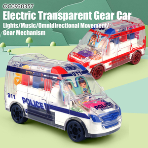 Voiture d'<span class=keywords><strong>ambulance</strong></span> électrique à roues universelles pour tout-petits, enfants, garçons - Product Image 2