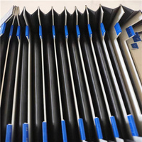 Soufflet d'accordéon flexible soufflet en caoutchouc cache-poussière pour machine de découpe de pierre