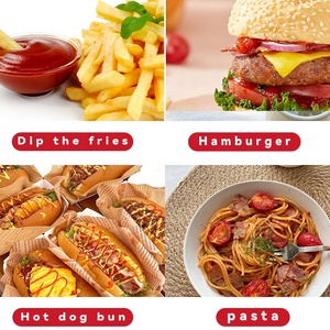 Pasta de salsa de tomate Certificado Halal Dip de comida rápida para hamburguesas Patatas fritas Estilo occidental Ketchup en bolsitas a granel Caja de embalaje - Product Image 5