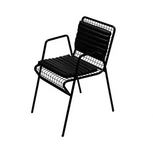 Luxury Metal <b>Frame</b> Wire Mesh Chair Custom Handmade Modern Outdoor Iron Yellow Wire Chair From Indian Exporter - Product Image 1