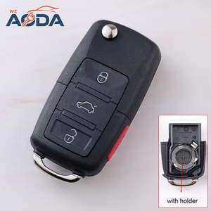 Coque de <span class=keywords><strong>clé</strong></span> de voiture universelle de haute qualité à 4 boutons pour télécommande de véhicule VW - Product Image 1