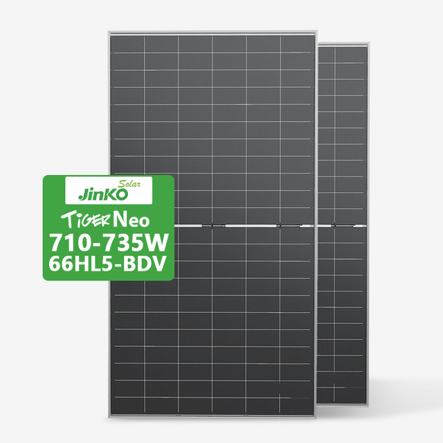 jinko tiger Neo Bifacial Panel 710w 720w 715w 725w 730w Double Glass jinko Solar Panel 700Watt Paneles Solares jinko