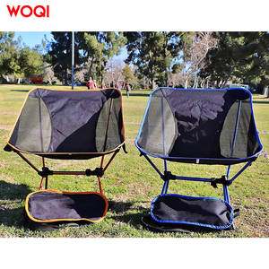 Silla de Playa Plegable Portátil para Exteriores Woqi, Silla de Camping Ligera de Color Naranja Rellena de Espuma - Product Image 3