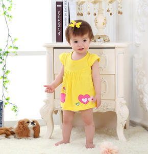 Proveedor Chino de Ropa de Algodón al por Mayor, Diseños de Vestidos para Bebés Recién Nacidos, Romper para Niña - Product Image 1