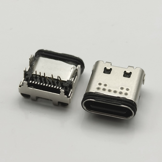 High-Quality Durable Micro Mini USB & Type-C 24P DIP+SMT Charging Connector for Waterproof Bluetooth Speaker Charging