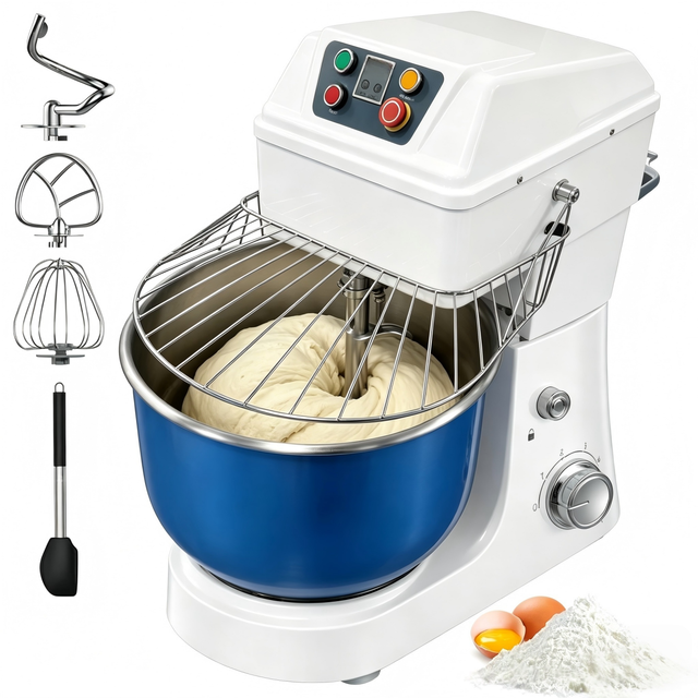 Fully Automatic Stainless Steel Silent Dough Mixer Commercial Use Ideal for Making Pulled Noodle Steamed Bun Mantou Sesame Cakes