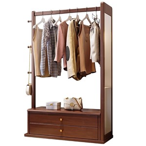 <span class=keywords><strong>Perchero</strong></span> Multifuncional de Madera Maciza <span class=keywords><strong>con</strong></span> <span class=keywords><strong>Espejo</strong></span> <span class=keywords><strong>y</strong></span> Almacenamiento, Diseño Minimalista, <span class=keywords><strong>Mueble</strong></span> de Pie para Dormitorio - Product Image 5
