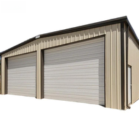 Garage conteneur combiné 20 pieds pour deux voitures, unités en acier jumelées à baie large, verrouillables, pour véhicules familiaux et atelier