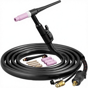 Torcia per saldatura TIG ARCCAPTAIN WP-26 raffreddata ad aria con avviamento ad alta frequenza, 13FT 150A, compatibile con TIG205 Pro/TIG205P Pro/TIG200P <span class=keywords><strong>ACDC</strong></span> - Product Image 1