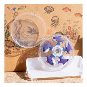 Fidget Spinners 3D personnalisables et légers, petits jouets sensoriels 3D non toxiques et silencieux, kit de concentration pour les fidgets - Product Image 3