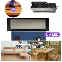 Lampe UV LED portable 700W 395nm à refroidissement par air pour séchage rapide des peintures de meubles, des couches de base sur bois et des encres de sérigraphie