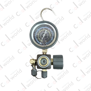 Coolworld เกจวัดแรงดันน้ำมันต่ำชนิดท่อร่วมไอเสีย R134a R22 R32 R410A - Product Image 2