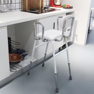 <span class=keywords><strong>Tabouret</strong></span> à hauteur réglable avec dossier et bras - Product Image 6