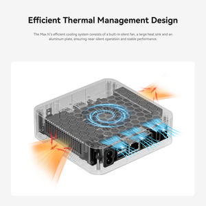أرخص كمبيوتر صغير من طراز Oumax مع معالج الجيل الثاني عشر Intel J4125 wi-fi <span class=keywords><strong>5</strong></span> Bt5.2 Usb ثنائي Rj45 g 8g Ddr5 GB SSD كمبيوتر صغير - Product Image 5