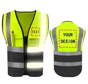 Jogging Running Reflective Safety Vest Security Hi Vis Construction Traffic Safety Vest