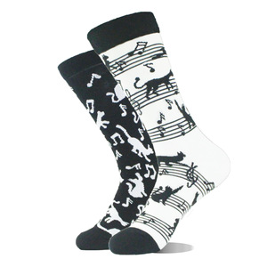 Colorful Food <b>Animals</b> & Fruits <b>Patterns</b> Custom Design Unisex Men Crew Funny Socks Socks - Product Image 3