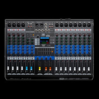 Consola Mezcladora de Audio Profesional de 8 Canales HL-W8/12/16, Bluetooth 5.3, USB, 100 Efectos DSP, Alimentación Phantom de 48V, Ecualizador DJ Estéreo