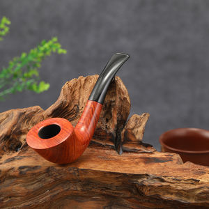 लकड़ी सीधे धुआं पाइप नई बीच आगमन गर्म बिक्री नक्काशीदार छोटे शिल्प उच्च गुणवत्ता टिकाऊ लक्जरी सस्ते लकड़ी धूम्रपान पाइप - Product Image 4
