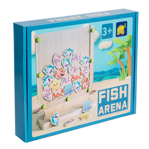 Jeu de société interactif parent-enfant double bataille, arène de combat en bois éducative pour jouets de <span class=keywords><strong>club</strong></span> de pêche à la ligne - Product Image 5