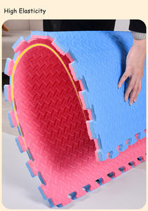 HONLOY, 2CM, tapetes de espuma EVA entrelazados para gimnasio, tapete tatami antideslizante para gimnasio, ejercicio, tapetes de espuma EVA entrelazados negros - Product Image 4