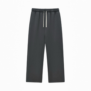 Pantalon décontracté ample à cordon de serrage pour homme, taille américaine, coupe ajustée, logo imprimé personnalisé, survêtement 350G de haute qualité, pantalon personnalisé - Product Image 4