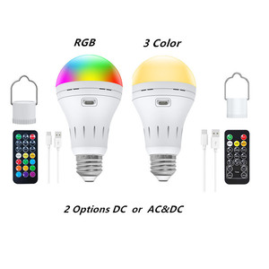 9W E26/27 2200mAh USB có thể sạc lại pin tự sạc AC & DC khẩn cấp dẫn bóng đèn <span class=keywords><strong>40W</strong></span> tương đương cho nhà cúp điện - Product Image 2