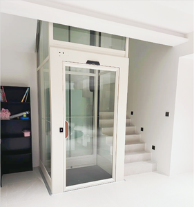 Lift Rumah Hidrolik Modern Konstruksi Aluminium Baja-<span class=keywords><strong>Elevator</strong></span> Rumah Hemat Energi Dilengkapi Kontrol Aplikasi Seluler Beban 400kg - Product Image 4