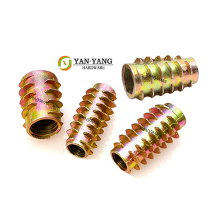 Insertos Roscados Yanyang <span class=keywords><strong>de</strong></span> 3/8 y 5/16 Pulgadas, Insertos Roscados Hexagonales <span class=keywords><strong>para</strong></span> <span class=keywords><strong>Madera</strong></span> Blanda con Rosca Interior y Exterior - Product Image 3