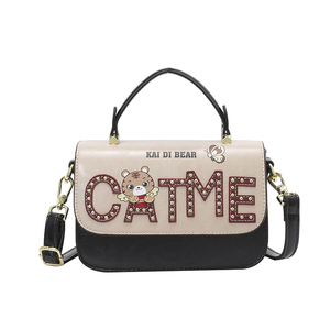 महिला डिजाइनर बैग प्यारा कार्टून बिल्ली के आकार का पैटर्न कंधे बैग लक्जरी ब्रांड महिला हैंडबैग लेटी - Product Image 1