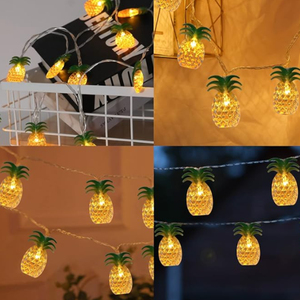 Dứa Chuỗi Đèn Giáng Sinh Trang Trí Nội Thất Chuỗi Cổ Tích Đèn Đảng Nhiệt đới Tiki Quà Tặng Vườn Kỳ Nghỉ Chiếu Sáng - Product Image 6