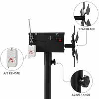 Machine à Fontaine à Étincelles Froides Rotative à Tête Unique, Unité Métallique à Allumage A/B sans Fil pour Effets Scéniques de Mariage et de Fête