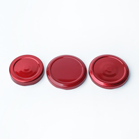 Capuchon en fer blanc de 63 mm pour bocaux en verre, miel, sauces, emballages alimentaires métalliques